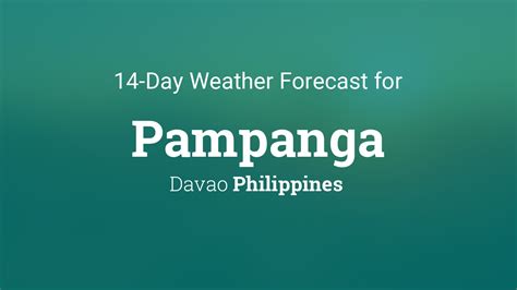 Weather Today Pampanga .